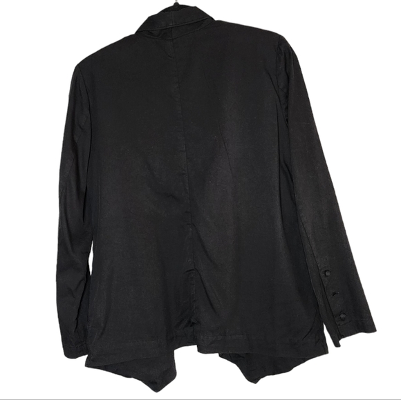 HATCH Maternity black open front drape blazer. Pockets. Size 1 - Picture 9 of 16
